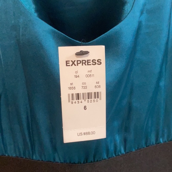 Black & Teal Express Dress - Picture 4 of 4